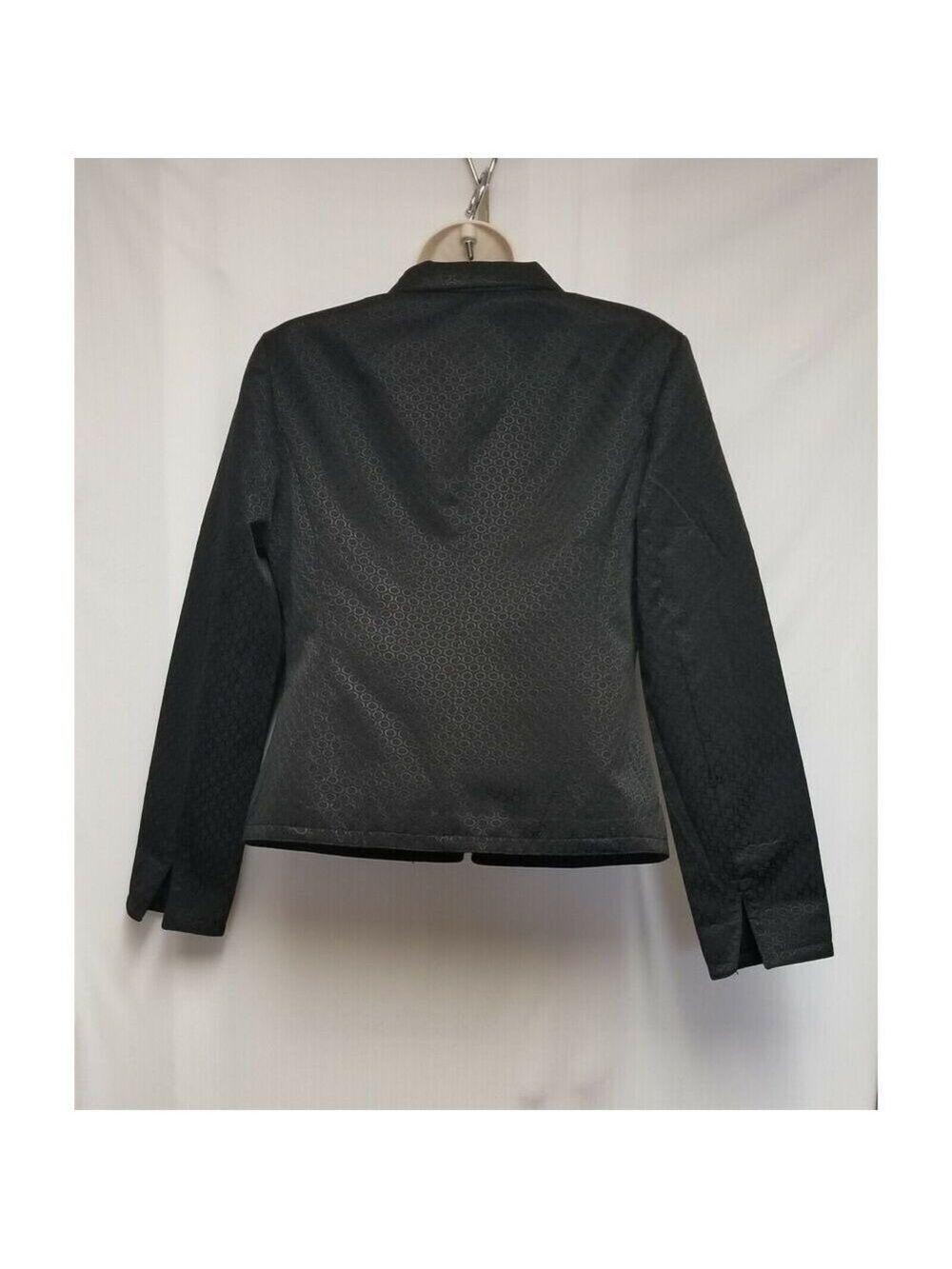 New York Jones York Collection Blazer Color Black Size 6 - Picture 6 of 9